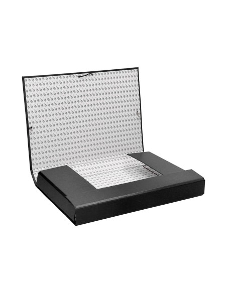 CARPETA PROYECTOS LOMO 5 CM NEGRA