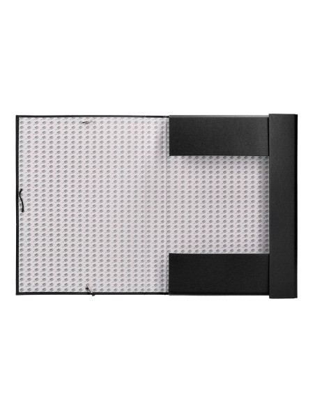 CARPETA PROYECTOS LOMO 9 CM NEGRA