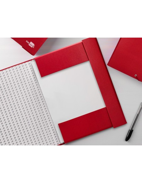 CARPETA PROYECTOS LOMO 9 CM ROJA
