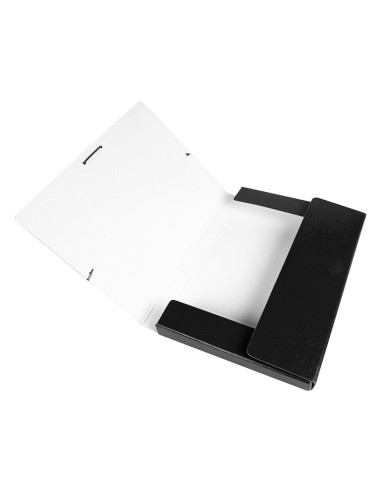 CARPETA PROYECTOS LOMO 3 CM NEGRA CARTON
