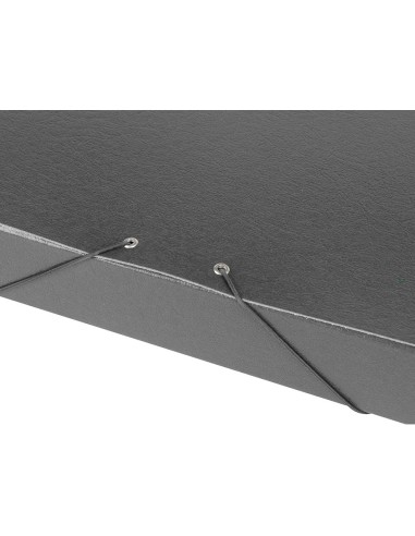 CARPETA PROYECTOS LOMO 5 CM GRIS CARTON