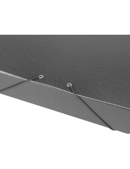 CARPETA PROYECTOS LOMO 5 CM GRIS CARTON