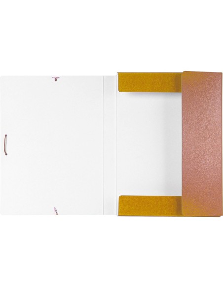 CARPETA PROYECTOS LOMO 3 CM AMARILLA CARTON