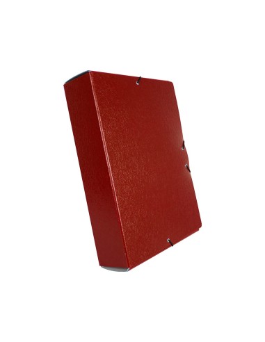 CARPETA PROYECTOS LOMO 7 CM ROJA CARTON