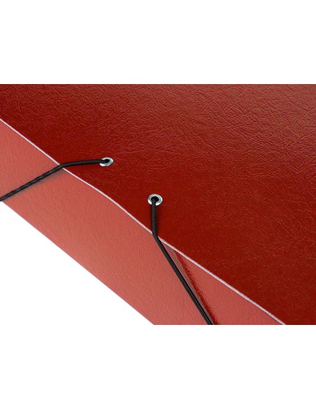 CARPETA PROYECTOS LOMO 7 CM ROJA CARTON