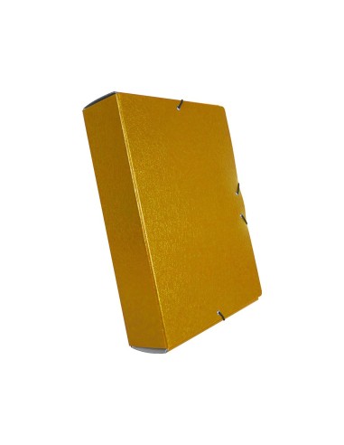CARPETA PROYECTOS LOMO 7 CM AMARILLA CARTON