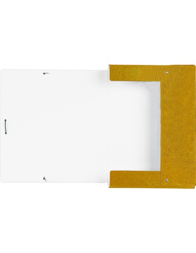 CARPETA PROYECTOS LOMO 7 CM AMARILLA CARTON