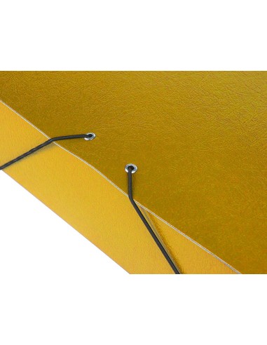 CARPETA PROYECTOS LOMO 7 CM AMARILLA CARTON