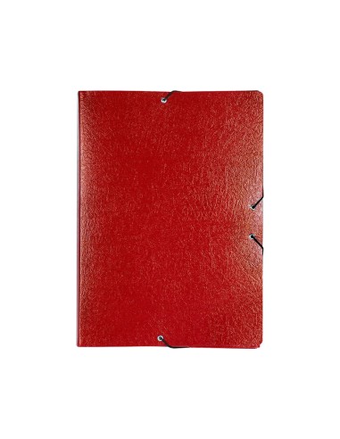 CARPETA PROYECTOS LOMO 9 CM ROJA CARTON