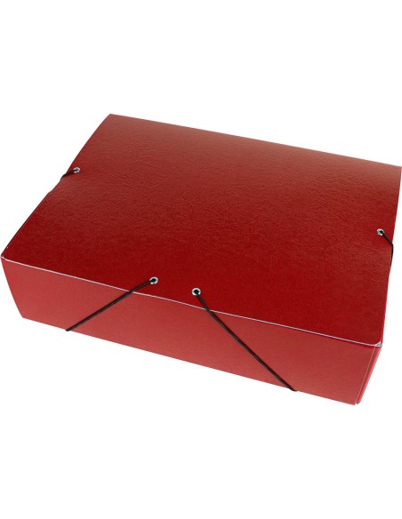 CARPETA PROYECTOS LOMO 9 CM ROJA CARTON