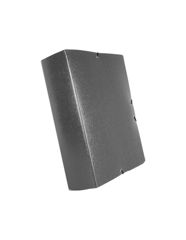 CARPETA PROYECTOS LOMO 9 CM GRIS CARTON