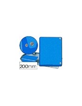 CARPETA PROYECTOS PARDO FOLIO LOMO 200 MM CARTON FORRADO AZUL BROCHE 2
