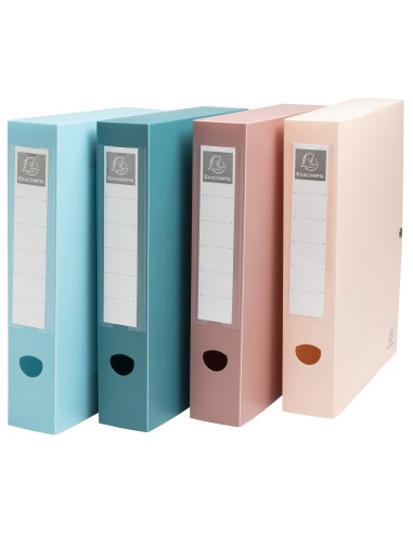 CARPETA PROY. EXACOMPTA SKANDI PP. A4 LOMO 60MM CIERRE PRESION COL.