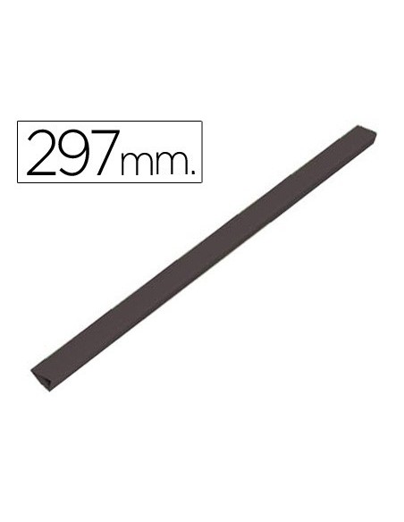 LOMERA PLASTICO DIN A4 NEGRA