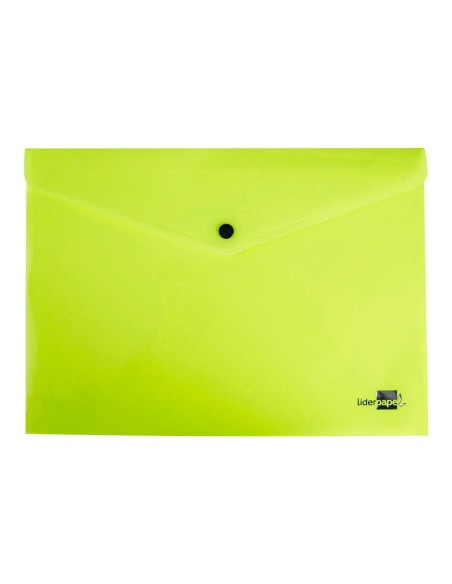 CARPETA DOSSIER BROCHE PP. A4 AM. FLUOR OPACO 50H.