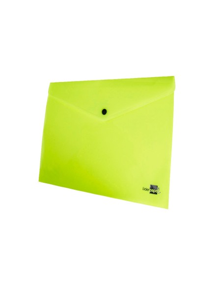 CARPETA DOSSIER BROCHE PP. A4 AM. FLUOR OPACO 50H.
