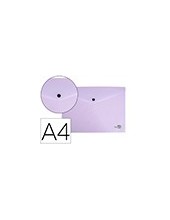 CARPETA DOSSIER BROCHE PP.A4 LAVANDA OPACO 50 H. 2