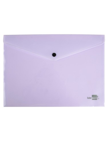 CARPETA DOSSIER BROCHE PP.A4 LAVANDA OPACO 50 H.