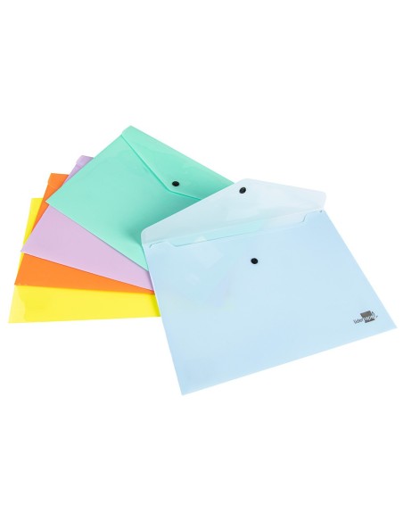 CARPETA DOSSIER BROCHE PP. A4 CEL. OPACO 50H.