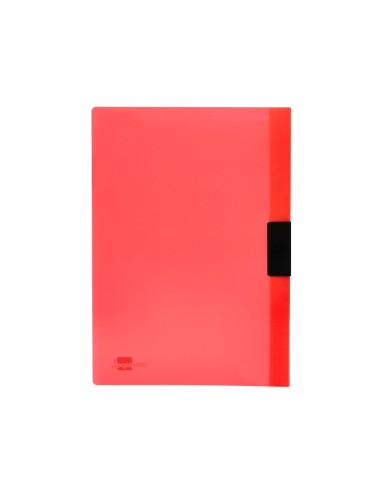 CARPETA DOSSIER PINZA LATERAL PP.A4 RJ.TRANSLUCIDO 60 H.PINZA DESLIZ.