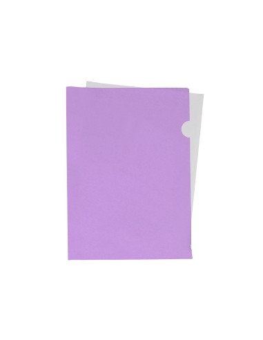 CARPETA DOSSIER U ERO PP. A4 LAVANDA OPACO 20H.