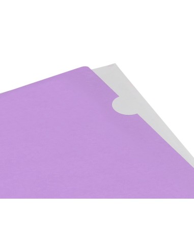 CARPETA DOSSIER U ERO PP. A4 LAVANDA OPACO 20H.