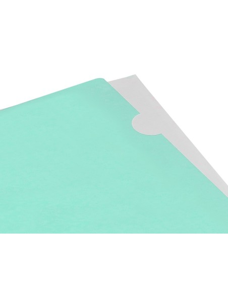 CARPETA DOSSIER U ERO PP. A4 VE. MANZANA OPACO 20H.