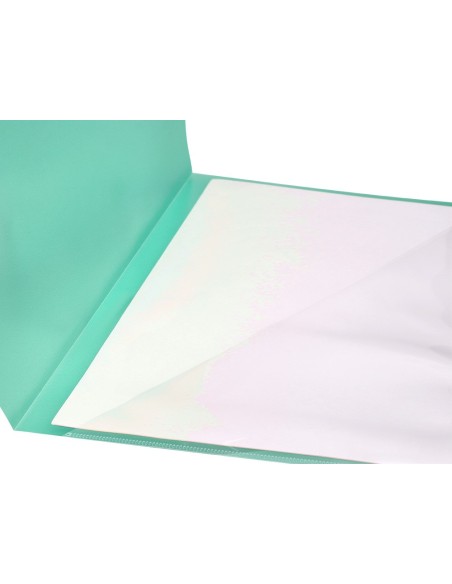 CARPETA DOSSIER A4 U ERO VE. MANZANA OPACO