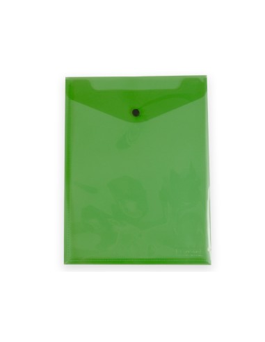 CARPETA  DOSSIER BROCHE PP.A4 FORMATO VERT.FUELLE VE. TRANSLUCIDO