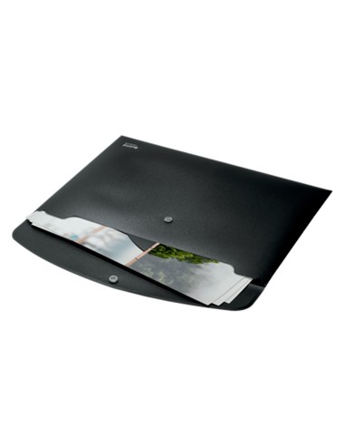 CARPETA LEITZ RECYCLE PORTADOCUMENTOS BROCHE A4 PP. NG.