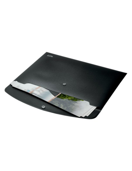 CARPETA LEITZ RECYCLE PORTADOCUMENTOS BROCHE A4 PP. NG.