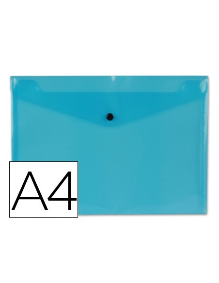 CARPETA BEAUT.DOSSIER BROCHE 34042 PP DIN A4 AZUL TPTE.-50 H.
