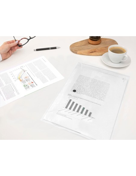 CARPETA BEAUT.DOSSIER BROCHE 34044 PP DIN A4 INCOLORA 50 H.