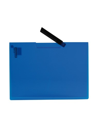CARPETA BEAUT.DOSSIER PINZA LATERAL 35482 PP DIN A4 AZUL 30 H.PINZA G