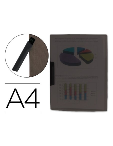 CARPETA BEAUT.DOSSIER PINZA LATERAL 35485 PP DIN A4 NG.30 H.PINZA