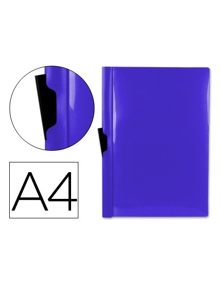 CARPETA BEAUT.DOSSIER PINZA LATERAL 45322 PP DIN A4 AZUL 60 H.PINZA D