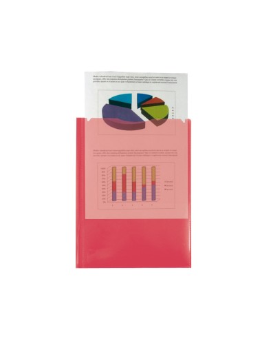 CARPETA BEAUT.DOSSIER DOS BOLSAS CANGUROS 45680 PP DIN A4 ROJA