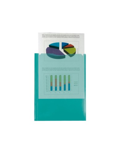 CARPETA BEAUT.DOSSIER DOS BOLSAS CANGUROS 45683 PP DIN A4 VERDE