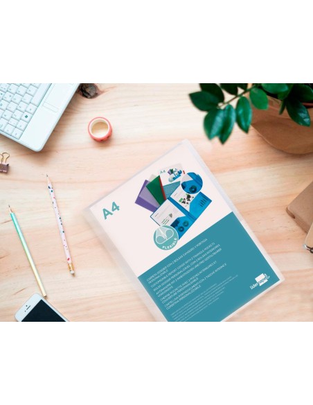 CARPETA BEAUT.DOSSIER DOS BOLSAS CANGUROS 45684 PP DIN A4 TPTE.