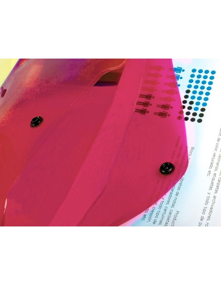 CARPETA BEAUT.DOSSIER BROCHE 34350 PP DIN A5 ROJA TPTE.