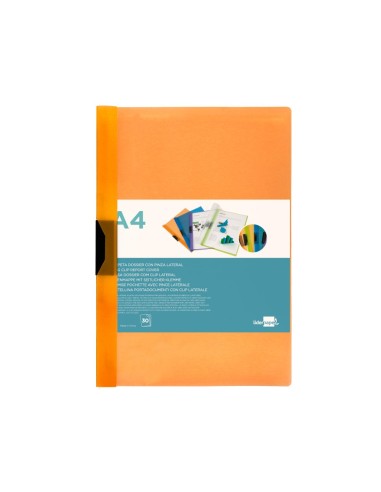 CARPETA BEAUT.DOSSIER PINZA LATERAL 45301 PP DIN A4 NARANJA 30 H.PINZ