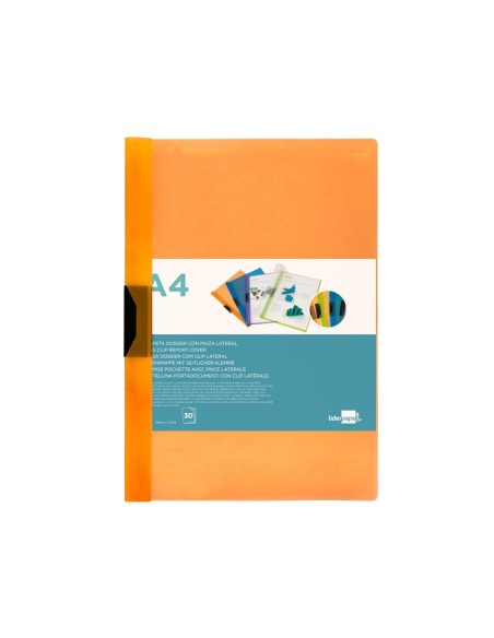 CARPETA BEAUT.DOSSIER PINZA LATERAL 45301 PP DIN A4 NARANJA 30 H.PINZ