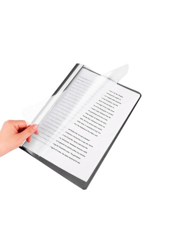 CARPETA DOSSIER FASTENER PLASTICO Q-CON.DIN A4 NEGRA