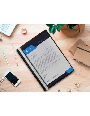 CARPETA DOSSIER FASTENER PLASTICO Q-CON.DIN A4 NEGRA