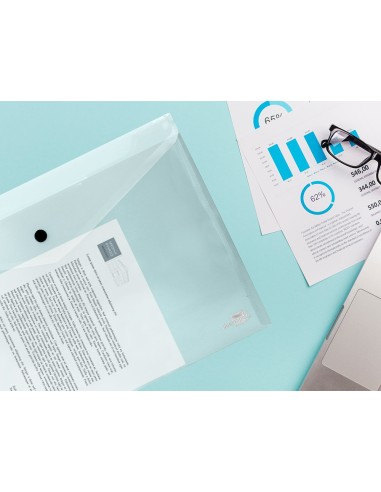 CARPETA BEAUT.DOSSIER BROCHE 44244 PP DIN A3 INCOLORA SERIE FROSTY