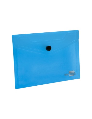 CARPETA BEAUT.DOSSIER BROCHE 44222 PP DIN A7 AZUL SERIE FROSTY