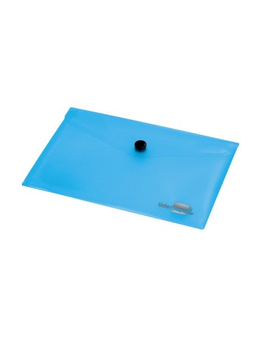 CARPETA BEAUT.DOSSIER BROCHE 44222 PP DIN A7 AZUL SERIE FROSTY