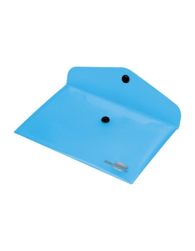 CARPETA BEAUT.DOSSIER BROCHE 44222 PP DIN A7 AZUL SERIE FROSTY