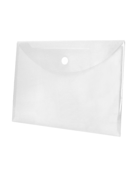 CARPETA DOSSIER BROCHE PP DIN A4 INCOLORA CIERRE VELCRO