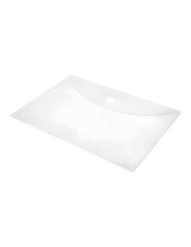 CARPETA DOSSIER BROCHE PP DIN A4 INCOLORA CIERRE VELCRO